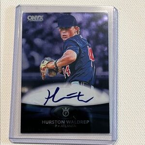 2023 Onyx Hurston Waldrep 32/135 Autographed #OPHW